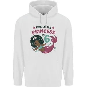 6th Mermaid Birthday 6 Year Old Childrens Kids Hoodie