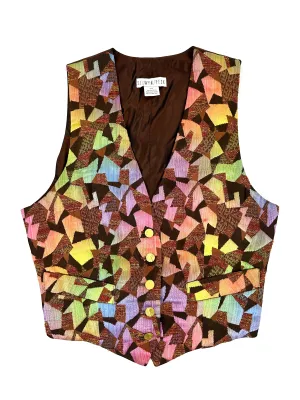 90s Art-To-Wear Embroidered Vest*
