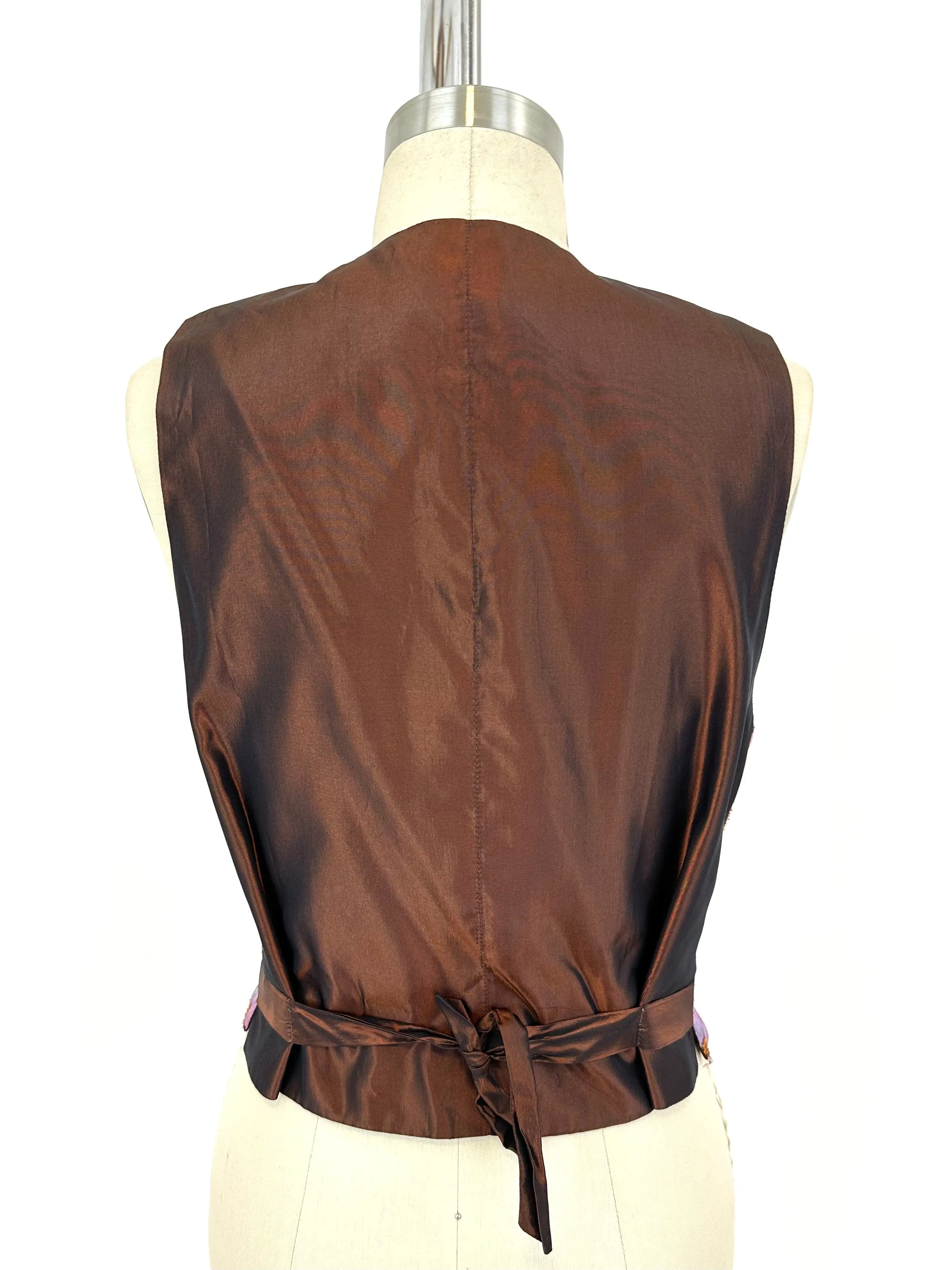 90s Art-To-Wear Embroidered Vest*
