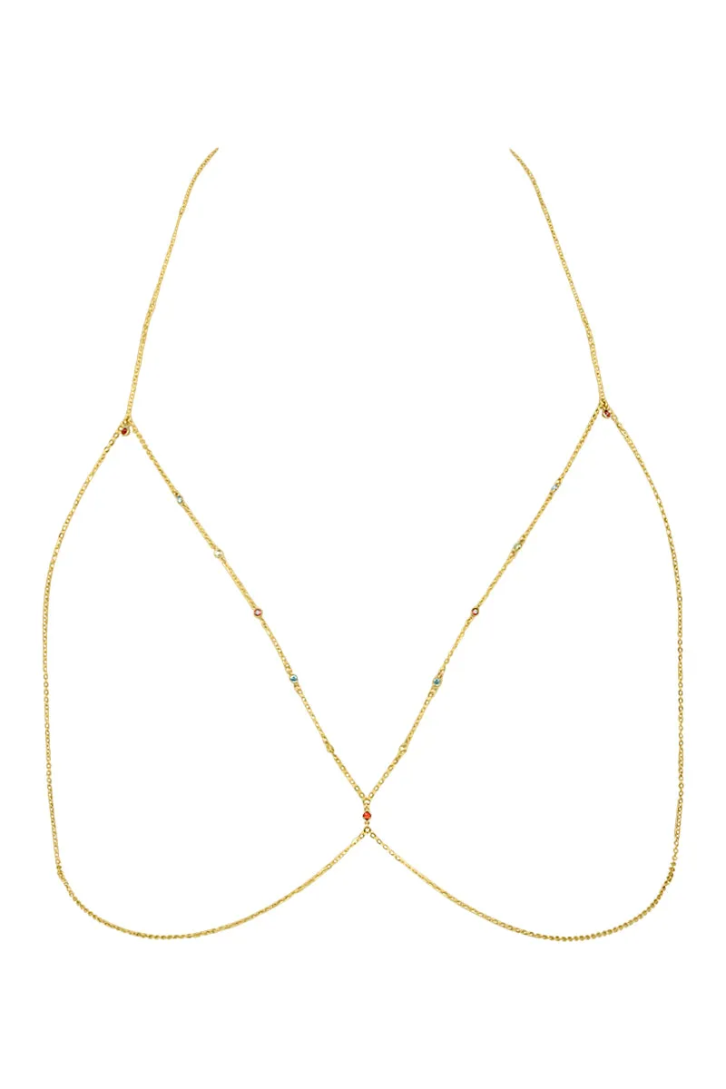 Ava Rainbow Bra Chain
