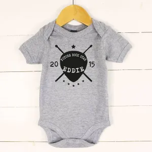 'Future Rock Star' Personalised Babygrow
