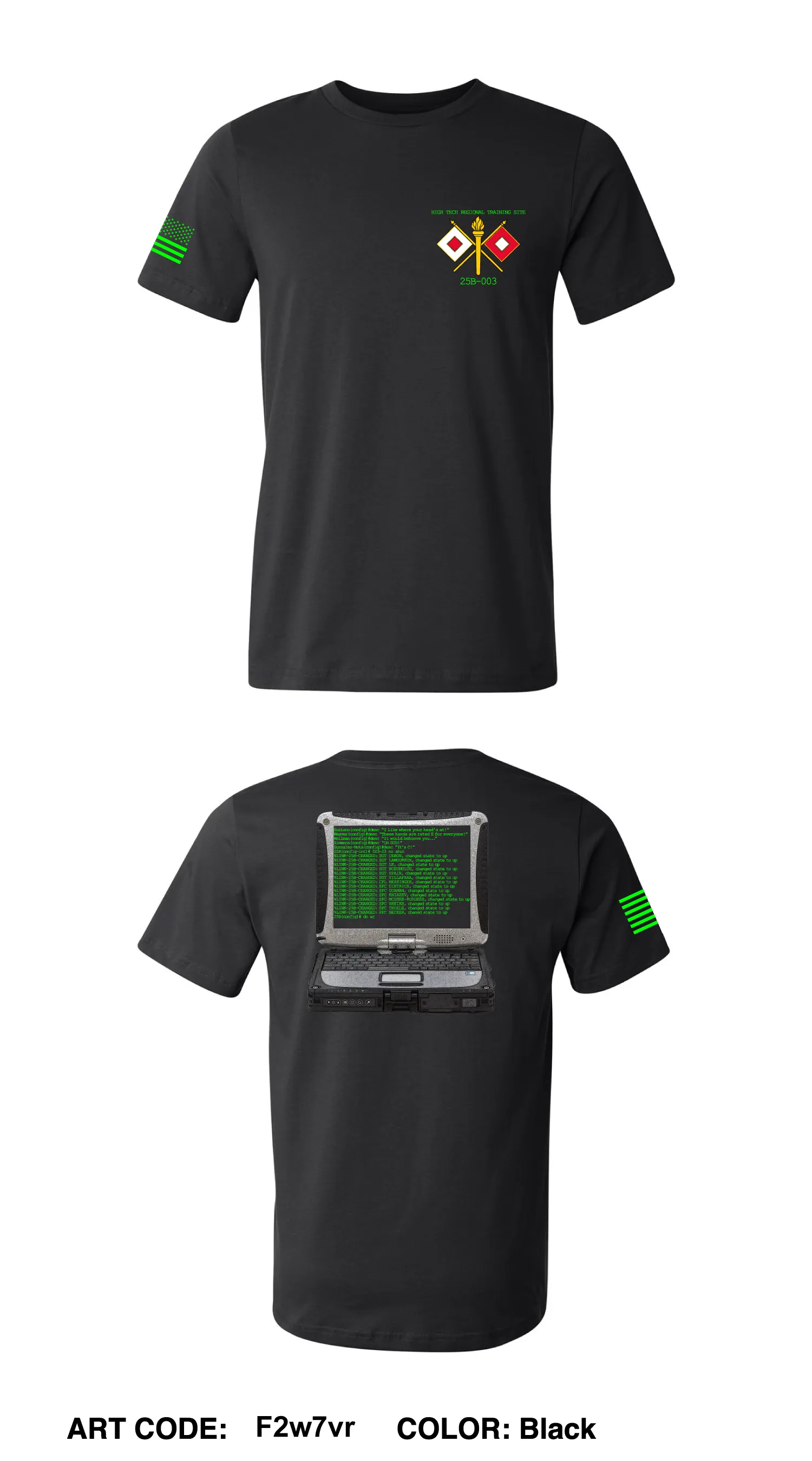 High Tech Regional Training Site Store 1 Comfort Unisex Cotton SS Tee - F2w7vr