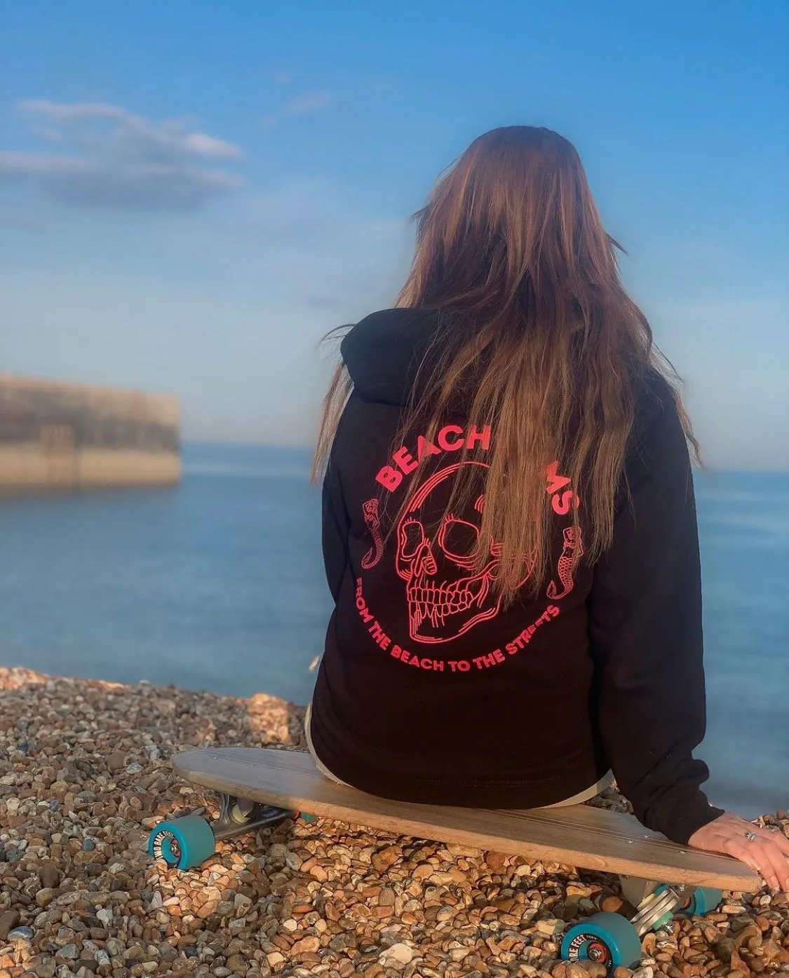 Mermaid From The Beach To The Streets Zipped Hoodie