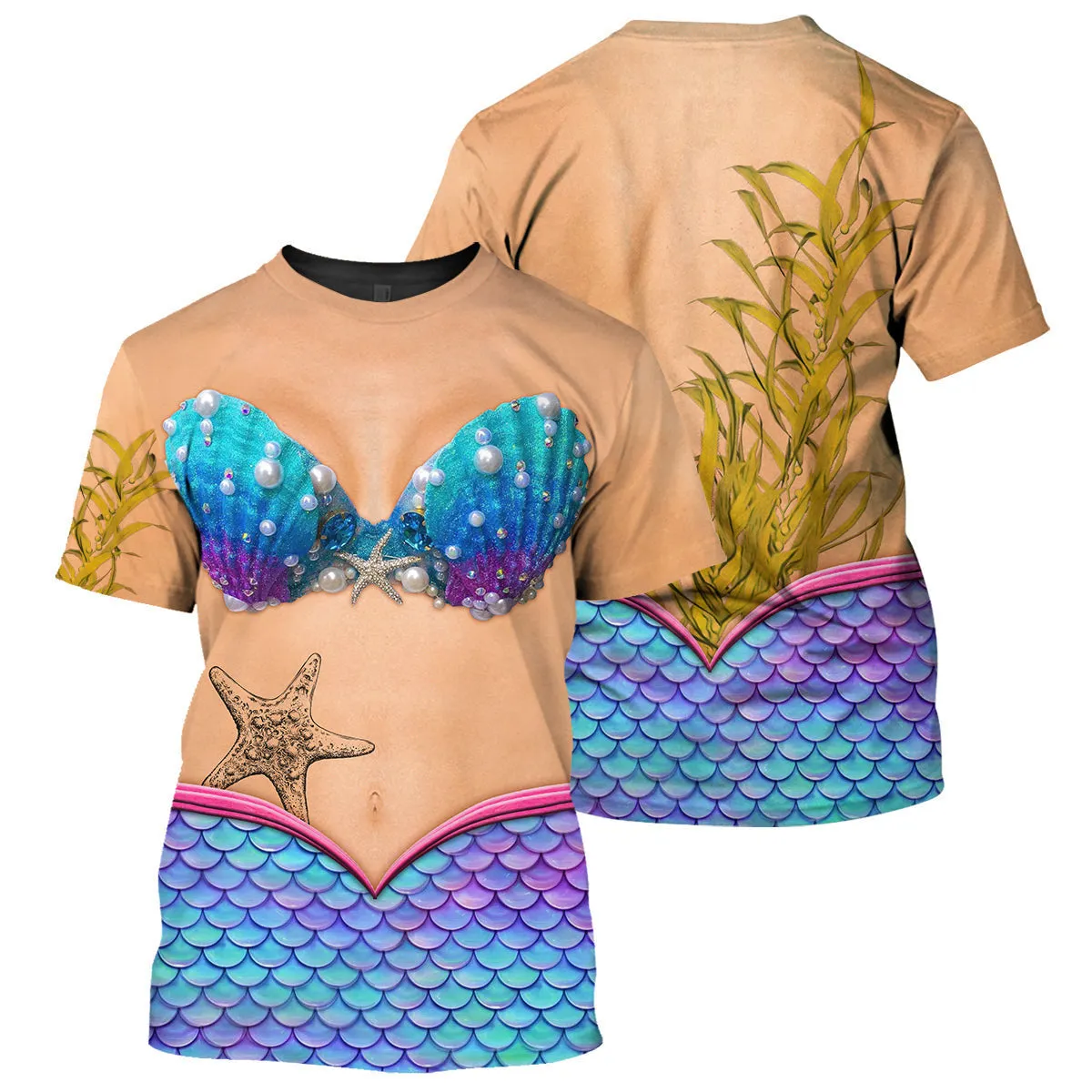 Mermaids - 3D Zip Hoodies Tshirt Sweatshirt QT308894