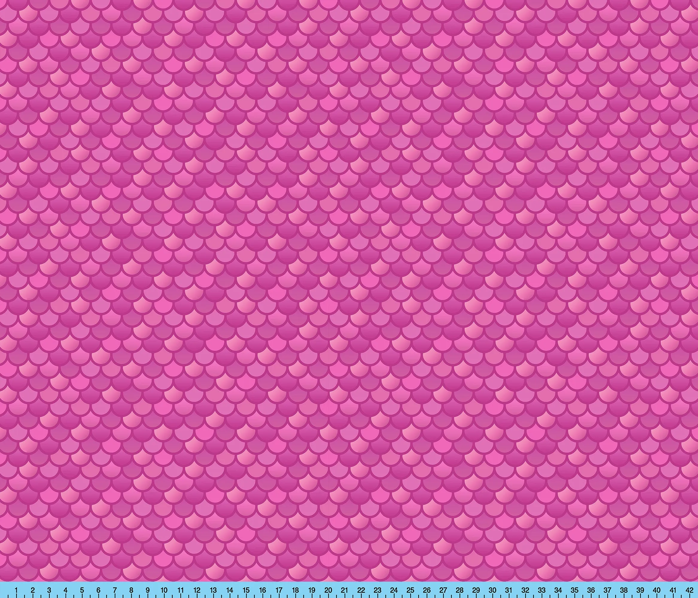 Pink Mermaid Scales Fabric By the Yard, Half Yard and Fat Quarter
