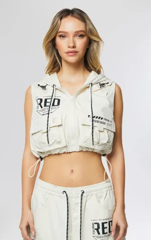 RED BROOKLYN VEST